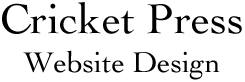 Cricket Press Website Design